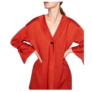 NWOT Zara Oversized Shirt Tunic